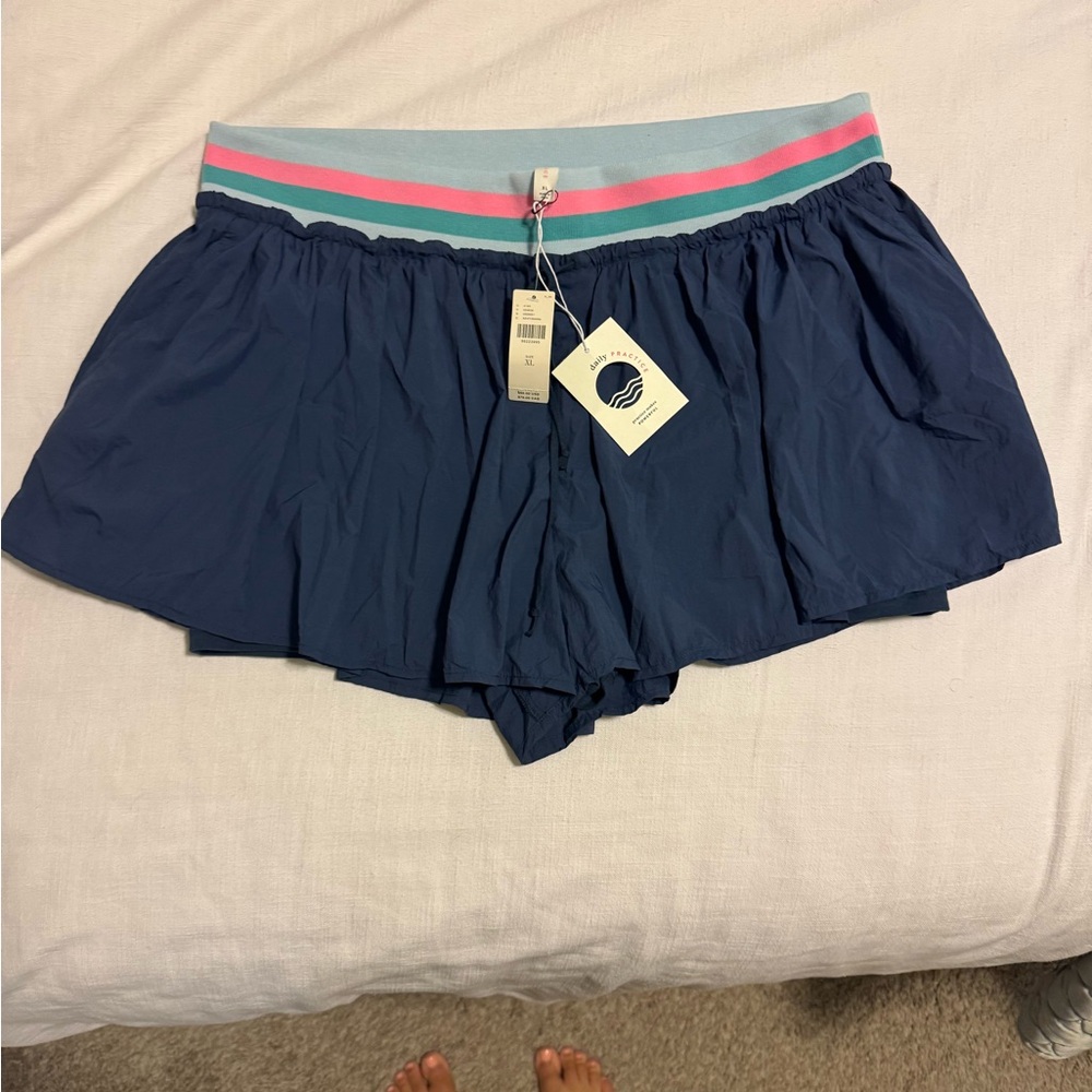 Women's Athletic Shorts in Navy Blue